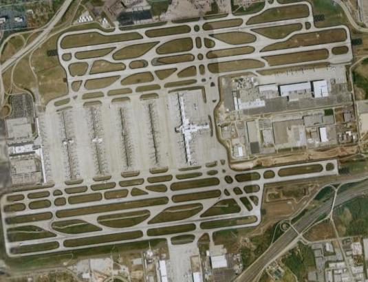 Aerial, Atlanta Airport
