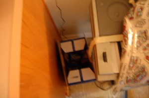 Cordless Phone in Snack Box