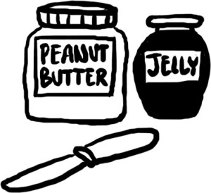 Peanut Butter adn Jelly sandwich